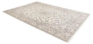 Tappeto Nain 9la Medaglione Floreale Avorio Blu 204x298 Cm