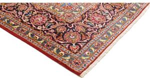 Tappeto Ardakan Medaglione Floreale Rosso Blu Scuro 247x357 Cm