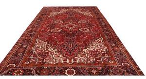 Tappeto Gorawan Stilizzato Rosso Blu Scuro 252x367 Cm