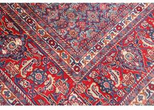 Tappeto Sarough Stilizzato Rosso Blu 287x422 Cm
