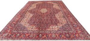 Tappeto Sarough Stilizzato Rosso Blu 287x422 Cm