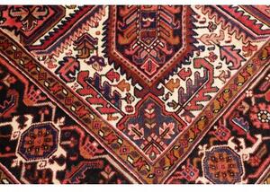 Tappeto Gorawan Stilizzato Rosso Blu Scuro 260x336 Cm