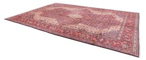 Tappeto Sarough Stilizzato Rosso Blu 287x422 Cm