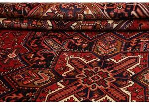 Tappeto Gorawan Stilizzato Rosso Blu Scuro 260x336 Cm