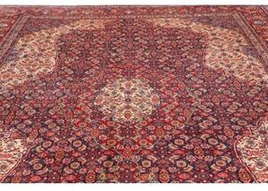 Tappeto Sarough Stilizzato Rosso Blu 287x422 Cm