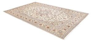 Tappeto Kashan Medaglione Floreale Avorio Beige 200x300 Cm