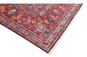 Tappeto Sarough Stilizzato Rosso Blu 287x422 Cm