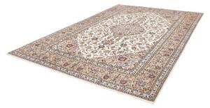 Tappeto Kashan Medaglione Floreale Beige Blu 243x350 Cm
