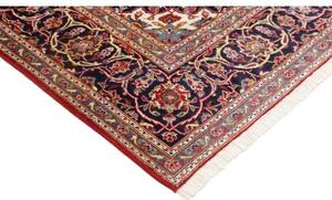 Tappeto Ardakan Medaglione Floreale Rosso Blu Scuro 203x293 Cm