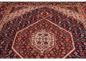 Tappeto Tabriz Stilizzato Blu Scuro Rosso Mattone 200x304 Cm