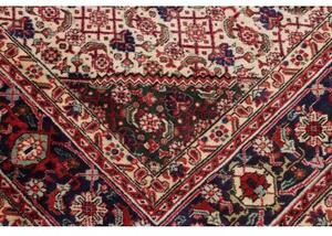 Tappeto Tabriz Stilizzato Blu Scuro Rosso Mattone 200x304 Cm