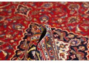 Tappeto Ardakan Medaglione Floreale Rosso Blu Scuro 203x293 Cm