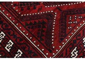 Tappeto Lori Geometrico Rosso Nero 213x295 Cm
