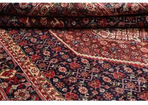 Tappeto Tabriz Stilizzato Blu Scuro Rosso Mattone 200x304 Cm