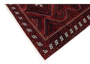 Tappeto Lori Geometrico Rosso Nero 213x295 Cm