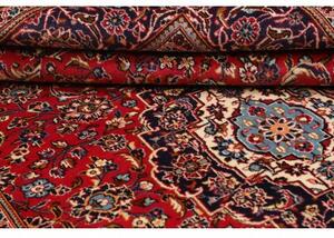 Tappeto Ardakan Medaglione Floreale Rosso Blu Scuro 197x308 Cm