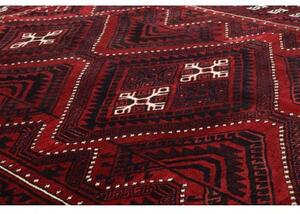 Tappeto Lori Geometrico Rosso Nero 213x295 Cm