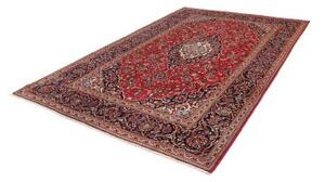 Tappeto Ardakan Medaglione Floreale Rosso Blu Scuro 197x308 Cm