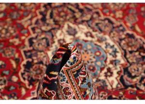 Tappeto Ardakan Medaglione Floreale Rosso Blu Scuro 197x308 Cm