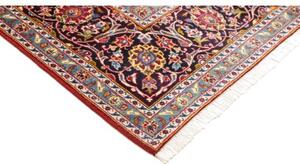 Tappeto Ardakan Medaglione Floreale Rosso Blu Scuro 228x350 Cm