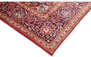 Tappeto Ardakan Medaglione Floreale Rosso Blu Scuro 197x312 Cm