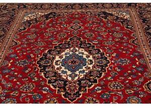 Tappeto Ardakan Medaglione Floreale Rosso Blu Scuro 200x298 Cm