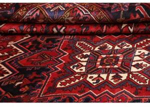 Tappeto Gorawan Stilizzato Rosso Scuro Blu Scuro 237x332 Cm