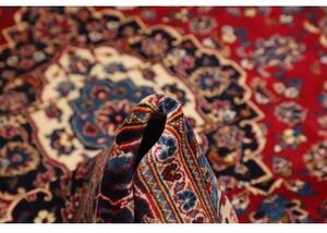 Tappeto Ardakan Medaglione Floreale Rosso Blu Scuro 200x298 Cm