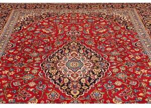 Tappeto Ardakan Medaglione Floreale Rosso Blu Scuro 228x350 Cm