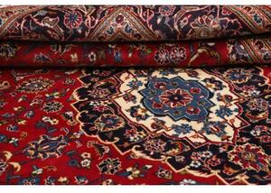 Tappeto Ardakan Medaglione Floreale Rosso Blu Scuro 200x298 Cm