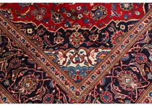 Tappeto Ardakan Medaglione Floreale Rosso Blu Scuro 200x298 Cm