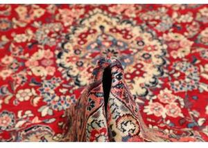 Tappeto Sarough Medaglione Floreale Rosso Avorio 276x407 Cm