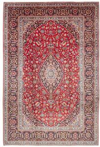 Tappeto Ardakan Medaglione Floreale Rosso Blu Scuro 228x350 Cm