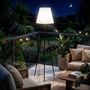 3.04 Lampada da terra a energia solare a 3 gambe - ca. 35 x 35 x 150 cm - Lampada da esterno a 32 LED