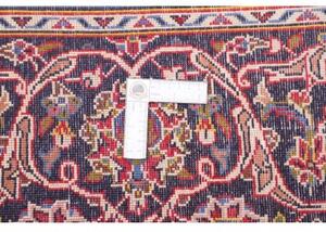 Tappeto Ardakan Medaglione Floreale Rosso Blu Scuro 192x310 Cm