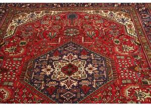 Tappeto Tabriz Stilizzato Rosso Blu 200x308 Cm