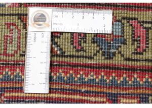 Tappeto Tabriz Stilizzato Rosso Blu 200x308 Cm