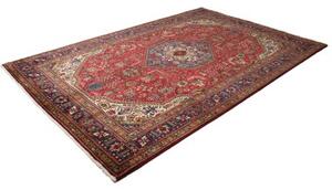 Tappeto Tabriz Stilizzato Rosso Blu 200x308 Cm