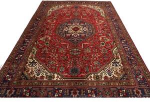 Tappeto Tabriz Stilizzato Rosso Blu 200x308 Cm