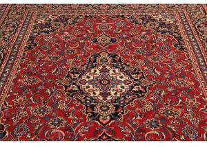 Tappeto Kashmar Medaglione Floreale Rosso Blu Scuro 196x301 Cm