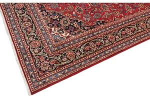 Tappeto Kashmar Medaglione Floreale Rosso Blu Scuro 196x301 Cm