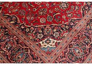 Tappeto Ardakan Medaglione Floreale Rosso Blu Scuro 196x303 Cm