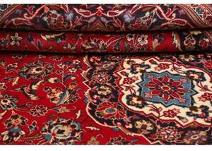 Tappeto Ardakan Medaglione Floreale Rosso Blu Scuro 196x303 Cm