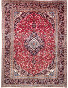 Tappeto Ardakan Medaglione Floreale Rosso Blu Scuro 300x404 Cm