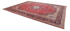 Tappeto Ardakan Medaglione Floreale Rosso Blu Scuro 300x404 Cm