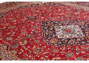 Tappeto Ardakan Medaglione Floreale Rosso Blu Scuro 300x404 Cm