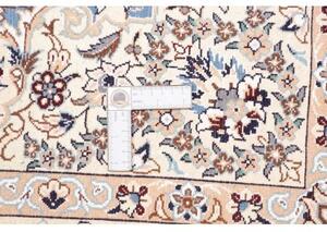Tappeto Nain 9la Medaglione Floreale Azzurro Avorio 152x237 Cm