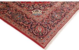 Tappeto Ardakan Medaglione Floreale Rosso Blu Scuro 196x303 Cm