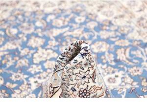 Tappeto Nain 9la Medaglione Floreale Azzurro Avorio 152x237 Cm