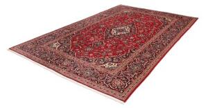 Tappeto Ardakan Medaglione Floreale Rosso Blu Scuro 196x303 Cm